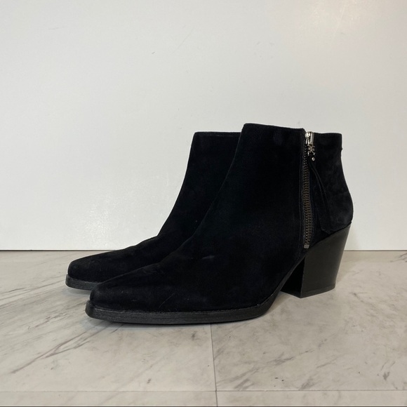 Sam Edelman Walden Black Suede Bootie 9M - Picture 14 of 14